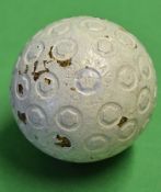 Army and Navy rubber core golf ball with circle and hexagonal patterns, near mint and unused