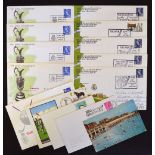 Collection of Golf Open Championship postal covers from 1968 - 1978 (19) to incl 1968 - 4x