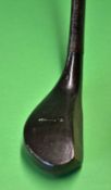 Unusual T Dunn long nose curved face brassie with an unusual compact longnose broad head c1875/