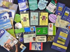 Collection of Masters and U.S. Open caddie badges et al-  mostly from the 1990/2000 to include the
