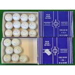 19x British "Super Jet" dimple golf balls mostly unused in the original golf ball boxes