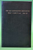 The Golf Green Keepers Association Essay Competition 1930-31' - rebound in a green vinyl with gold