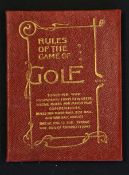 Fine 1912 "Rules of the Game of Golf - as approved by the Royal and Ancient Golf Club of St