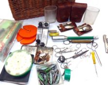 ACCESSORIES: (Qty) Mixed collection of accessories incl. 2 x leather cased personal picnic sets with