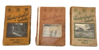 CATALOGUES: (3) Three Hardy anglers Guides, 1930 with stepped index, page edges grubby, interior