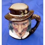 DOULTON JUG: Royal Doulton Izaak Walton character jug, To Commemorate the 300th Anniversary of the