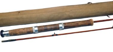 ROD: Hardy The Wanless  4lb 7' 2 piece Palakona spinning rod, No.E58970, lined butt/tip rings, green