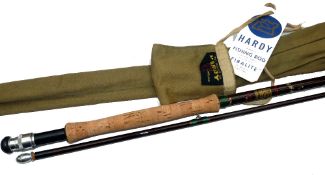 ROD: Hardy The Esk 10' 2 piece fibalite fly rod, in as new condition, line rate 7, brown blank,