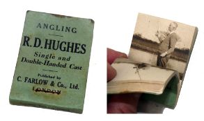 BOOK: Scarce Farlow of London R D Hughes single and double handled fly cast flicker book,