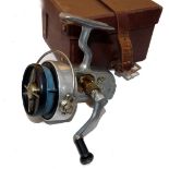 REEL: Hardy Altex No.2 Mk1V spinning reel, LHW folding handle, full manual bail, Bakelite drum