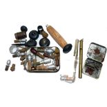 ACCESSORIES: (Qty) Quantity of mainly Hardy alloy, rosewood and cork ferrule stoppers, in trout/