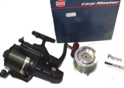 REEL: Penn Carp Master bait runner reel, model 470c, long stroke spool, roller bearings, front drag,