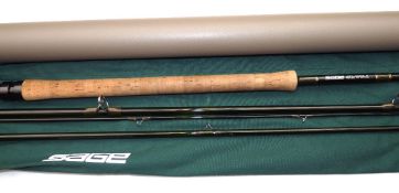 ROD: Sage Graphite 4, 15' 4 piece salmon fly rod, line rate 10, translucent whipped guides, 24" cork