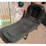 BEDCHAIR: Chub Savay fully padded anglers bedchair, new shop stock, quick lock back adjusters, fully