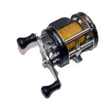 REEL: Abu Ambassadeur 6600C black multiplier reel, 3 screw end plate, level wind, twin black