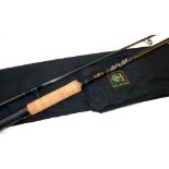ROD: Daiwa Scotland Whisker Spinning  rod, model WS1002HS, 10' 2 piece, grey blank, black whipped