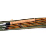 ROD: Hardy The Itchen 9' 3 piece + correct spare tip Palakona trout fly rod, in as new condition,