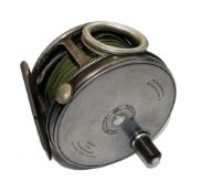 REEL: Hardy Perfect 3.75" alloy salmon fly reel, Duplicated Mk2 check, nickel revolving line