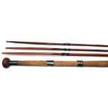 ROD: Playfair of Aberdeen Grants Vibration 15' 3 piece spliced joint salmon fly rod, with correct