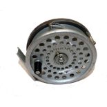 REEL: Hardy Marquis 8/9 alloy fly reel, U shaped line guide, black handle, smooth alloy foot,