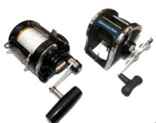 REELS: (2) Penn Formula 15 KG tournament sea multiplier reel, alloy one piece frame, lever drag,