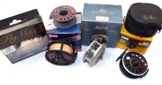 REELS (3): Three new shop stock fly reels, Shakespeare by J W Young, Worcestershire 2626 alloy fly