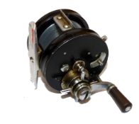 REEL: Hardy The HJS Reel, Jock Scott model in black finish, crank handle with spool release and star