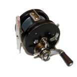 REEL: Hardy The HJS Reel, Jock Scott model in black finish, crank handle with spool release and star