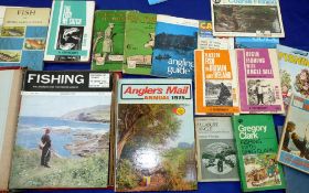 BOOKS: (Qty) Various volumes of Fishing Magazine in red binder, copies 1967-1969, not complete