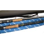 RODS: (2) Scottish Daiwa Graphite Osprey Spin 11' 2 piece rod in fine condition, casting weight 10-