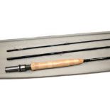 ROD: Thomas & Thomas USA 8'6" 3 piece graphite trout fly rod, No.VE8653, suited to No.5 line,