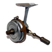 REEL: Arthur Allan of Glasgow Patent Spinet early Scottish spinning reel, trout size alloy/brass