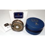 REEL: Hardy Marquis 6 alloy trout fly reel in little used condition. U shaped line guide, black