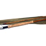 ROD: Hardy The Pope 10' 2 piece Palakona fly rod, No.H257, burgundy close whipped all through,