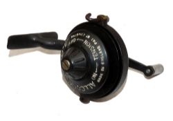 REEL: Allcock's Kaslite threadline spinning reel, coned Bakelite drum embossed with makers