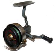 REEL: Hardy Hardex No.1 Mk2 threadline spinning reel, chrome plated flier, Bakelite spool, half bail