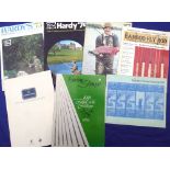 7x Catalogues incl - Hardy Angler's Guides, 1973, 1974 with price list, 1978, 1986 and 1987 both