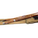 ROD: Hardy The JJH Triumph 8'9" 2 piece Palakona trout fly rod, No.H23783, agate butt/tip guides,