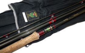 ROD: Daiwa Amorphous  Whisker Osprey 17' salmon fly  rod, 4 piece Scottish built graphite, line rate