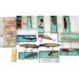 ABU LURES: (Qty) Collection of various Abu Sweden lures inc. Toby, Ninet, Koster, Roulette, Reflex
