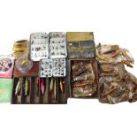 ACCESSORIES: Collection of 26 traditional wood Devon minnows, most in original cellophane packets,
