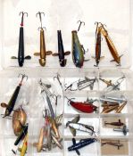 LURES: (Qty) Collection of approx. 30 Hardy lures incl. various swivel head, Pioneer and cast