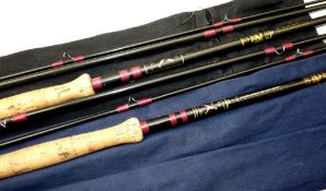 RODS: (2) Pair of Bruce & Walker Century River Trout rods, 11'3" 3 piece carbon, line rate 4/6,