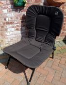 CHAIR: Chub Kennet padded anglers chair, quick lock back adjuster, spring laced, 4 adjustable