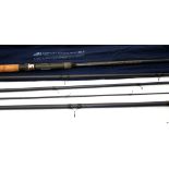 ROD: Dave Harrell M.A.P. Concept Match rod, 18'-20' carbon, 5 piece, matt black finish, lined