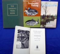 4 x Volumes by Venables, B - "Fishing" 1st ed 1953, H/b, D/j, fine, "Freshwater Fishing"1st ed 1967,