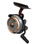 REEL: Illingworth No 3 spinning reel, series JM 1, No 4533, 24ct. red gold lip to spool, brake