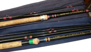 RODS: (2) Bruce & Walker The Bruce Salmon 14' 3 piece carbon fly rod, line rate 8/10, burgundy