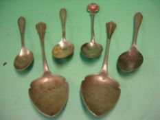 Six Various Silver Spoons 2.7ozs