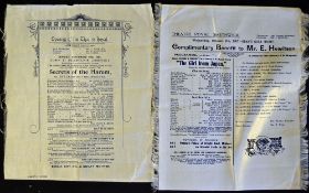 Theatre Opening of the Royal Theatre Smethwick Special Silk souvenir programme dated 20th